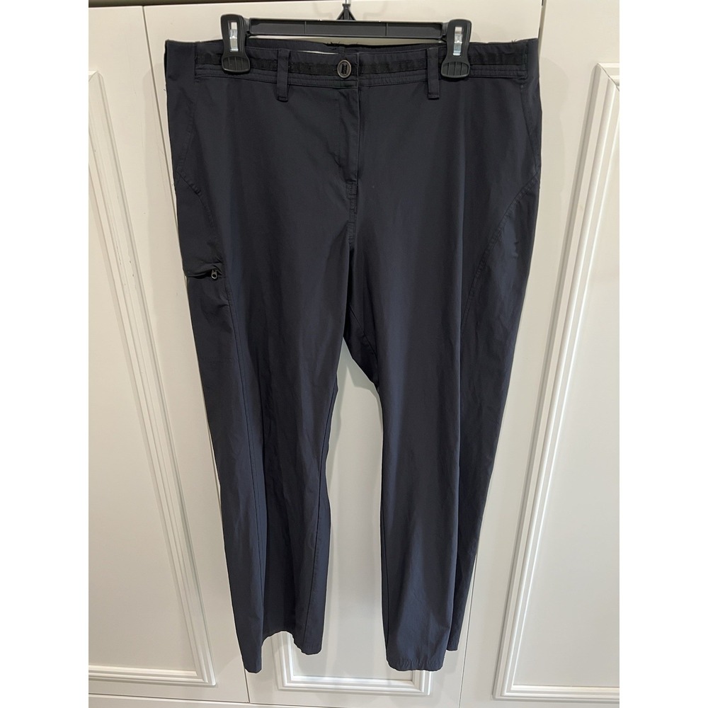 ExOfficio Women's Black Pants Size 16 Hiking Outdoor Travel Performance